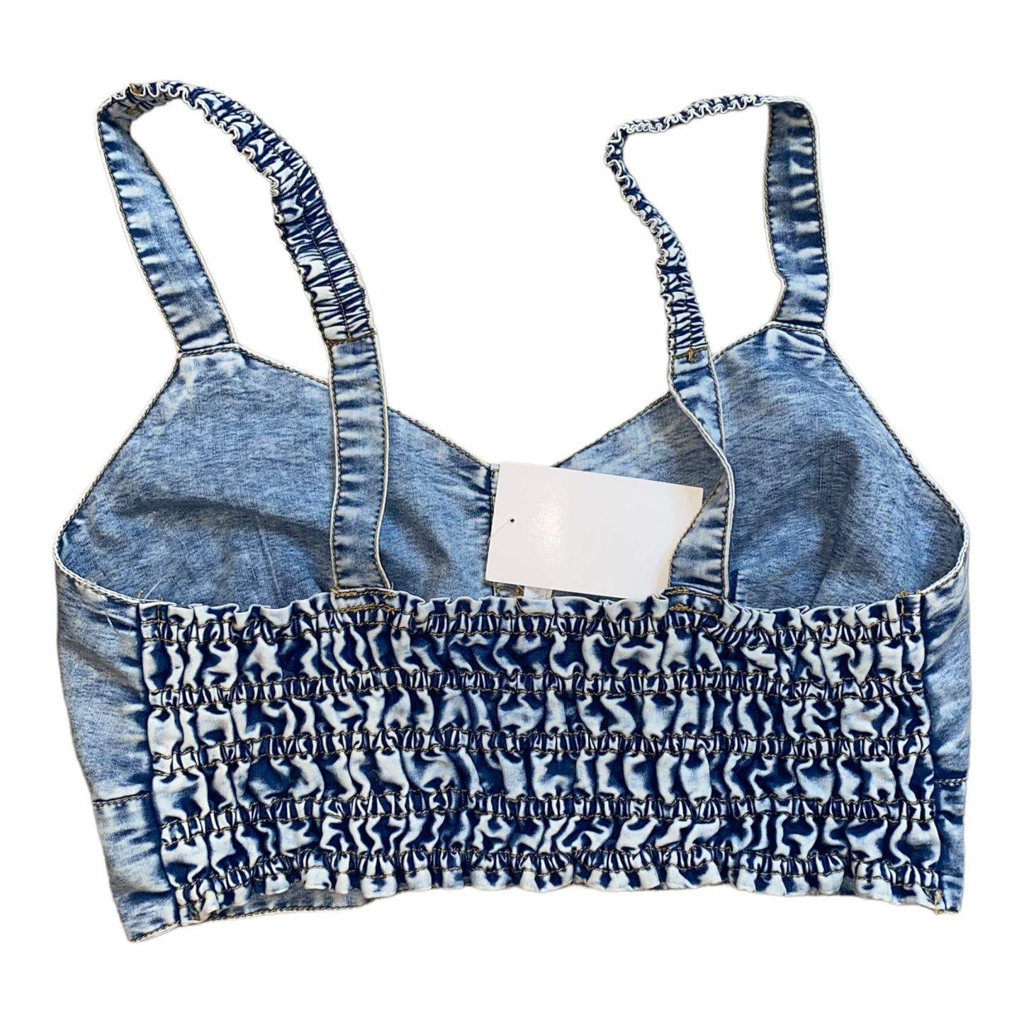 Denim Crop Top Tank