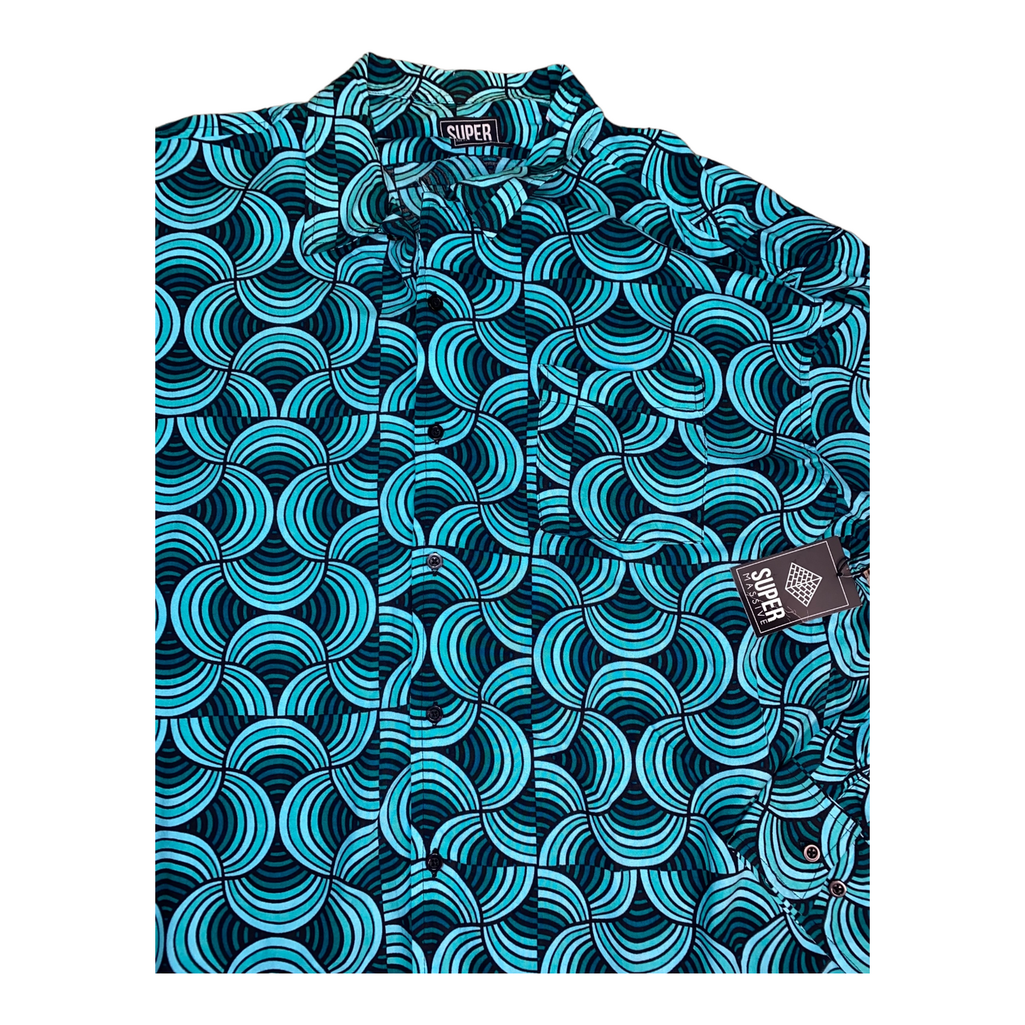 Aqua Dreaming Button Down