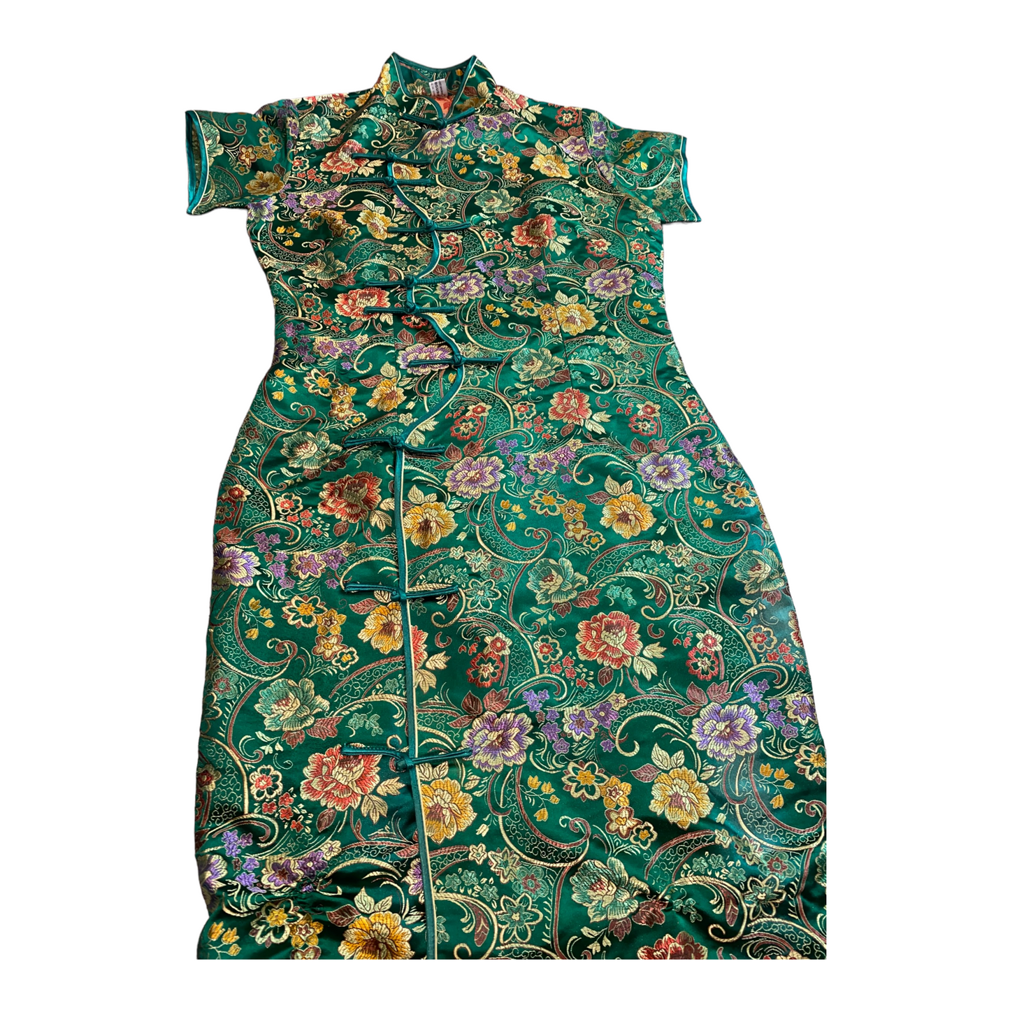 Green Cheongsam Dress