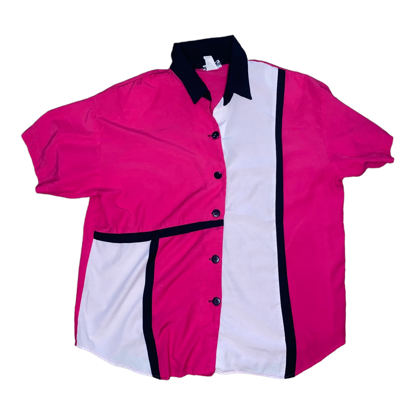 Hot Pink Colorblock Top