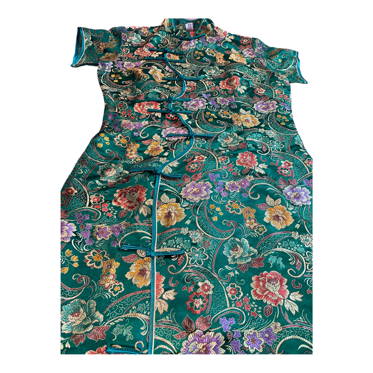 Green Cheongsam Dress
