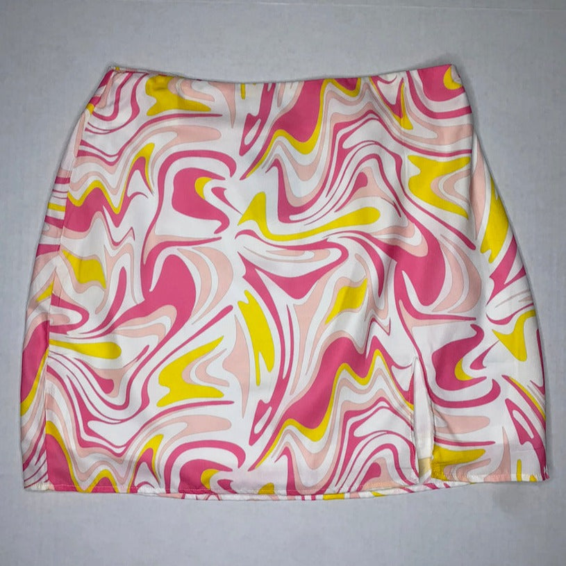 Groovy Print Skirt