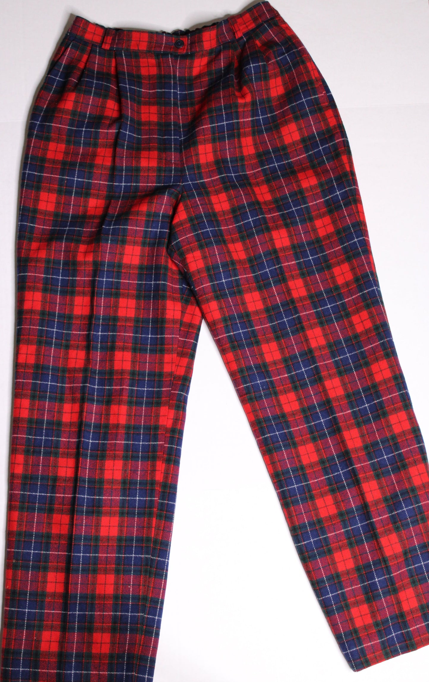 Vintage Pendleton Virgin Wool Plaid Slacks
