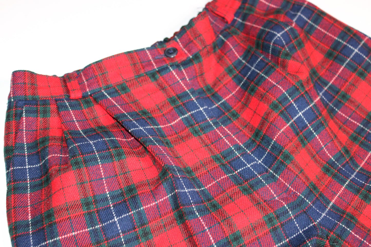 Vintage Pendleton Virgin Wool Plaid Slacks
