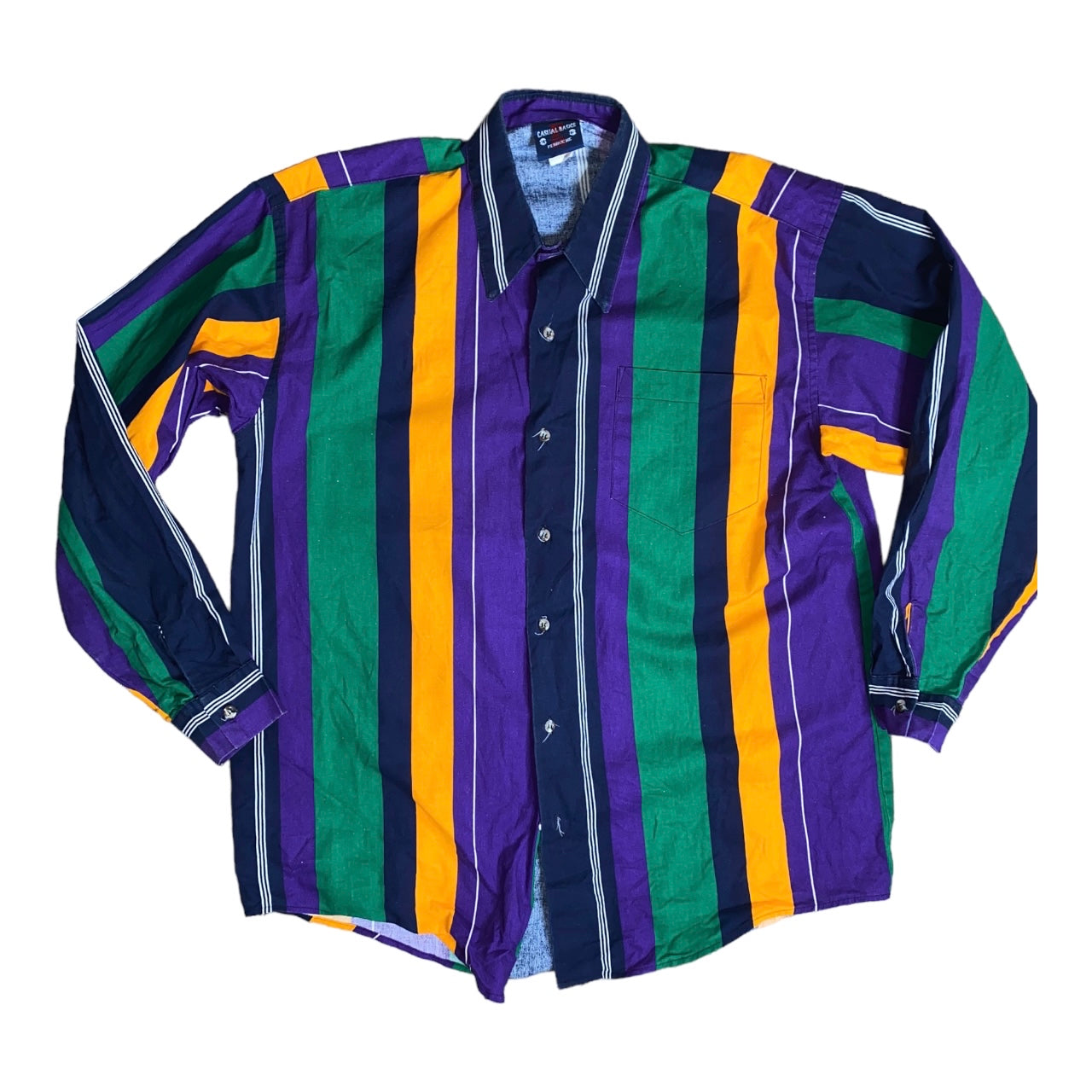 Men’s Mardi Gras Button Up