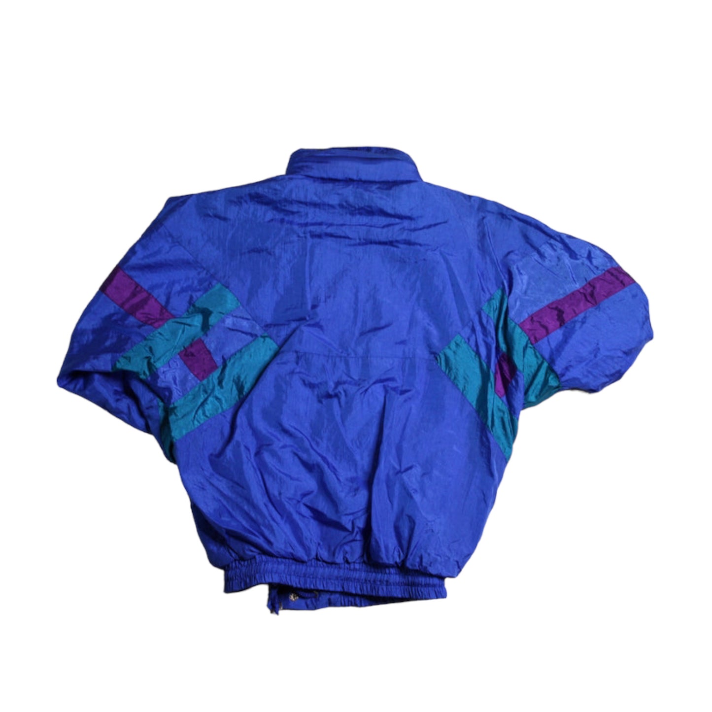 Blue and Purple Color Wave Windbreaker