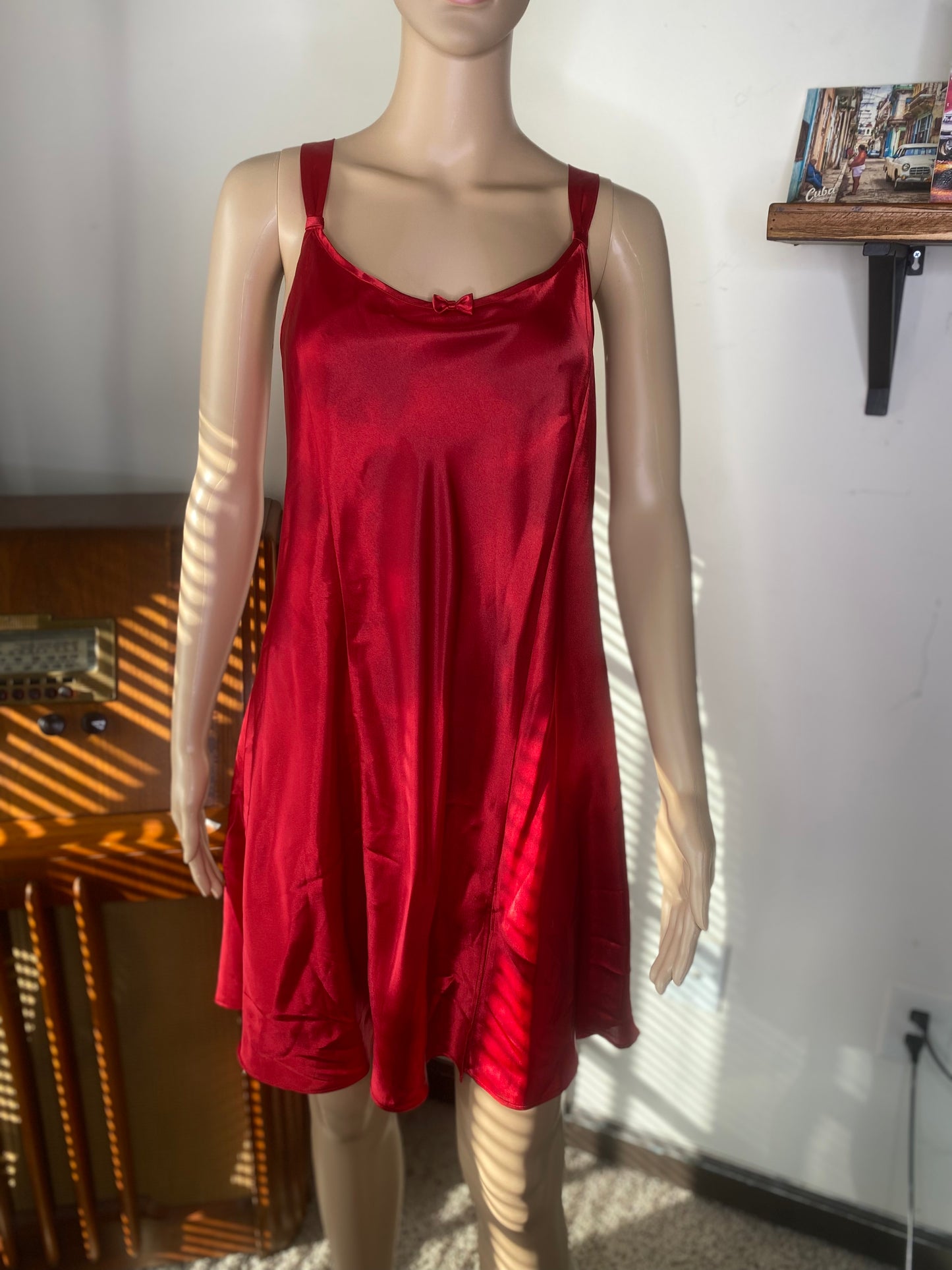 Royal Red Slip Dress