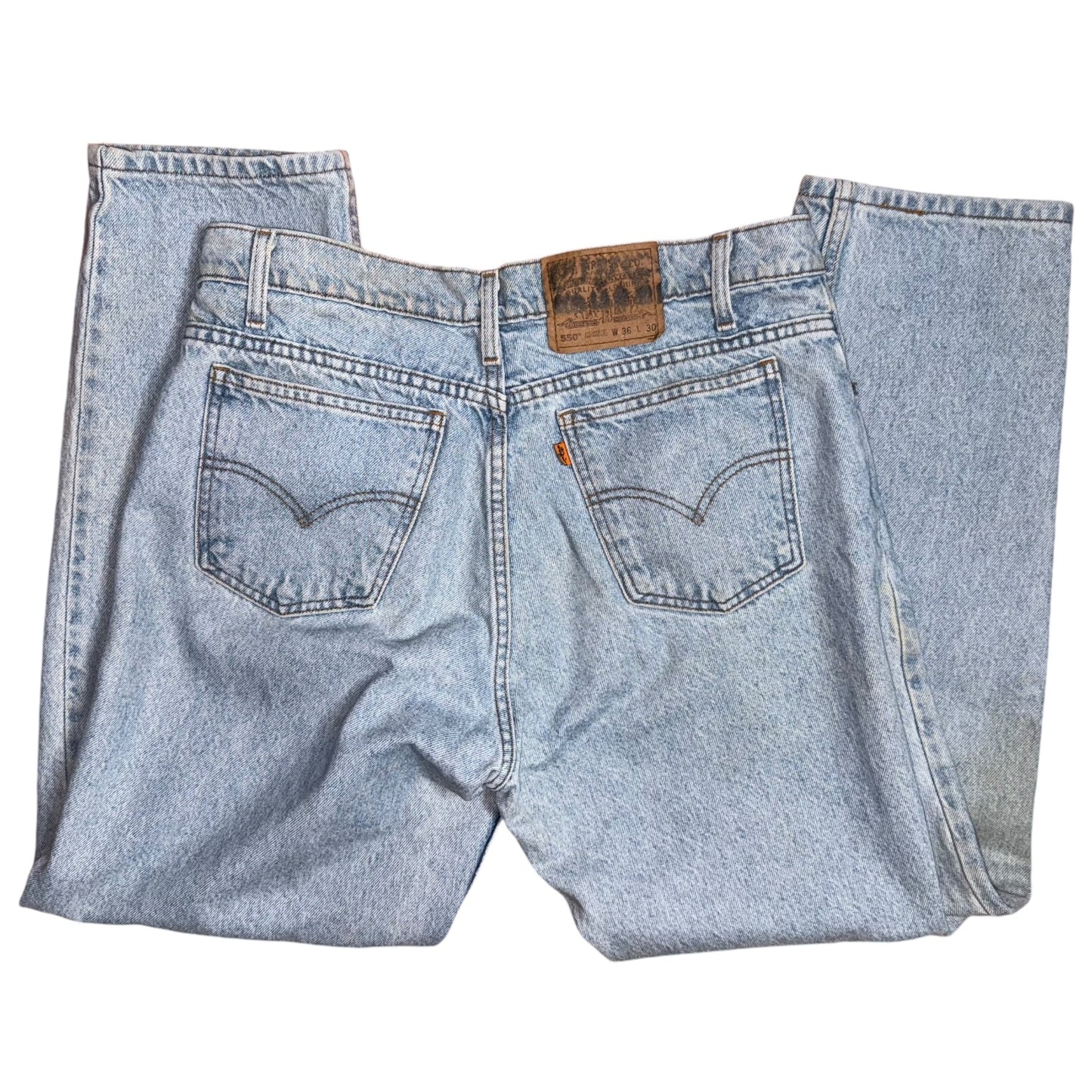 Levi 550 RELAXED TAPERED LIGHT Denim 36W x 30L