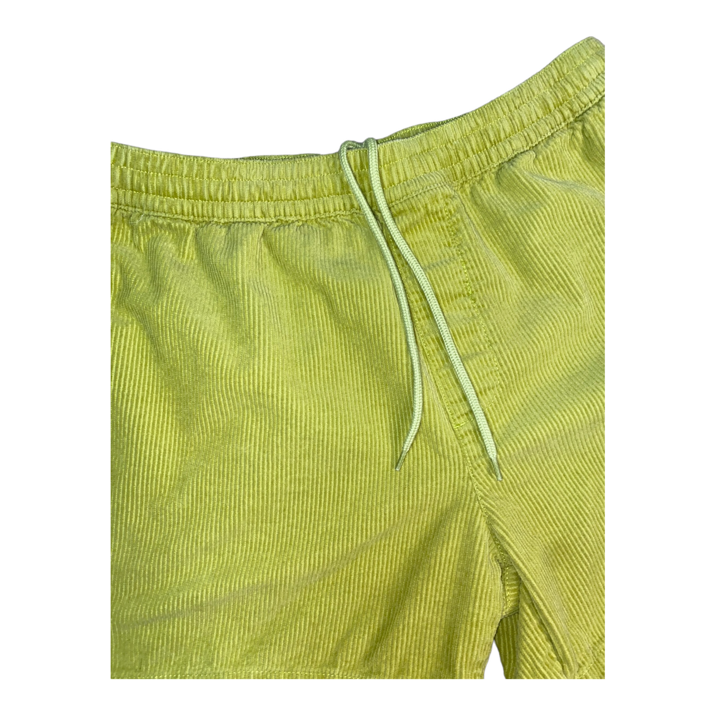 Green Corduroy Short