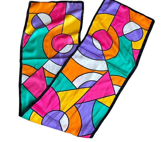 Stainglass Satin Scarf