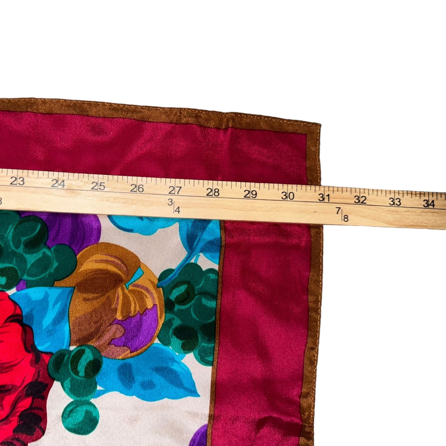 Floral Speciality House 100% Silk Scarf• Large Square Silk