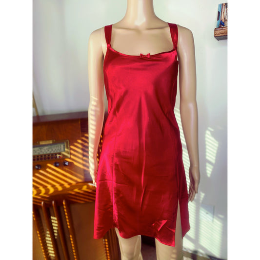 Royal Red Slip Dress