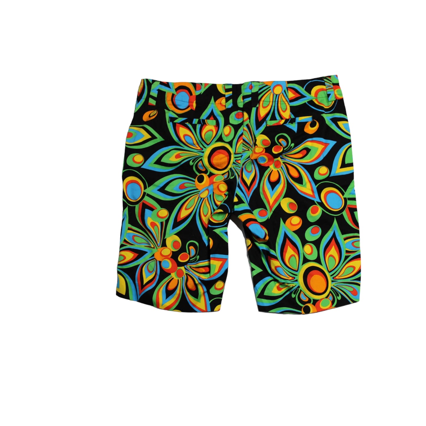 Loudmouth Black Psychedelic Golf Shorts