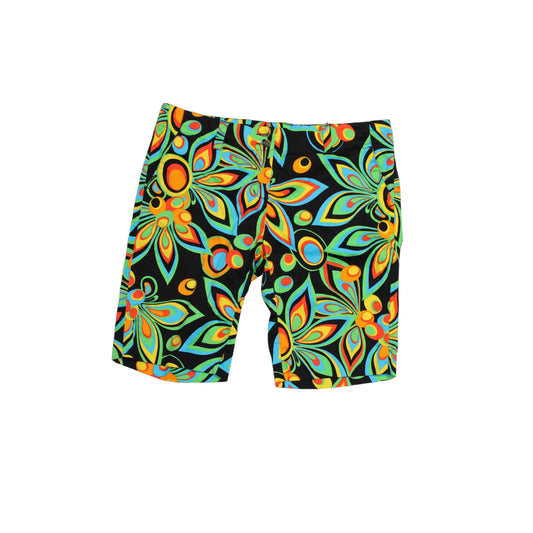 Loudmouth Black Psychedelic Golf Shorts