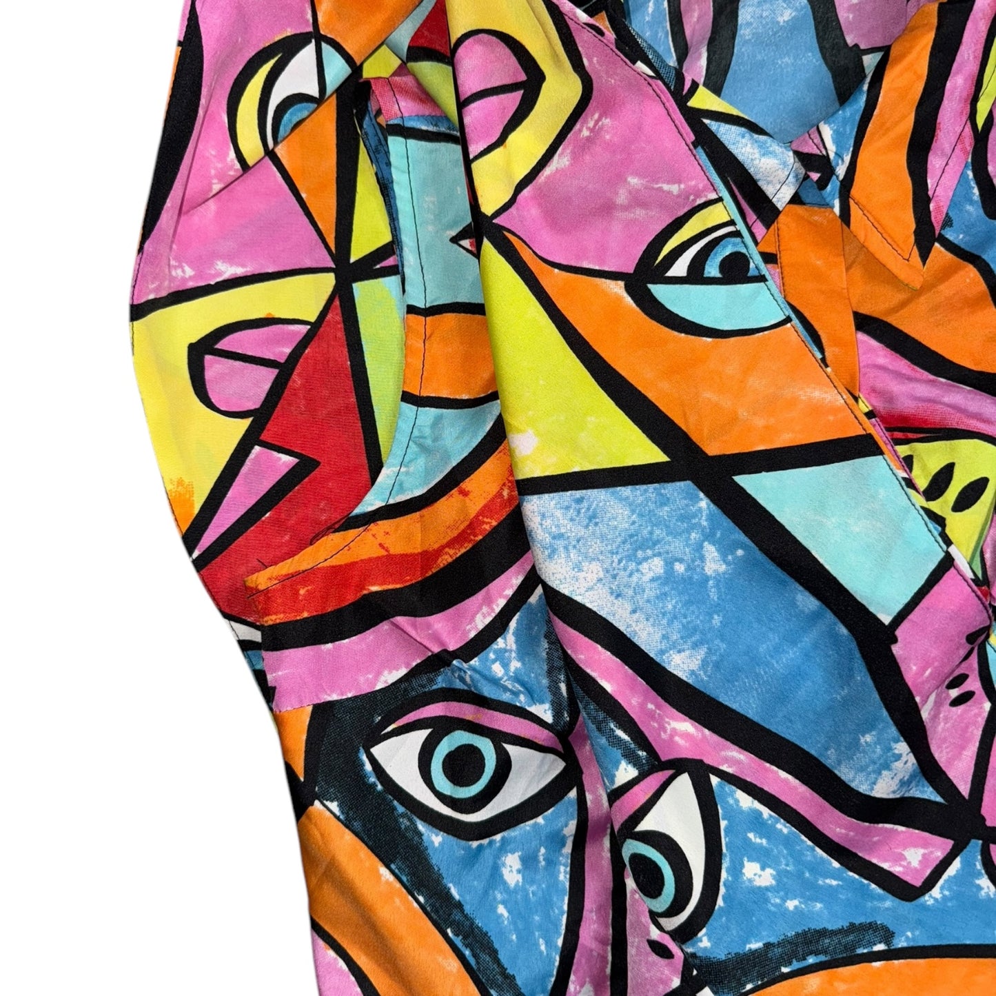 Abstract Split Blouse