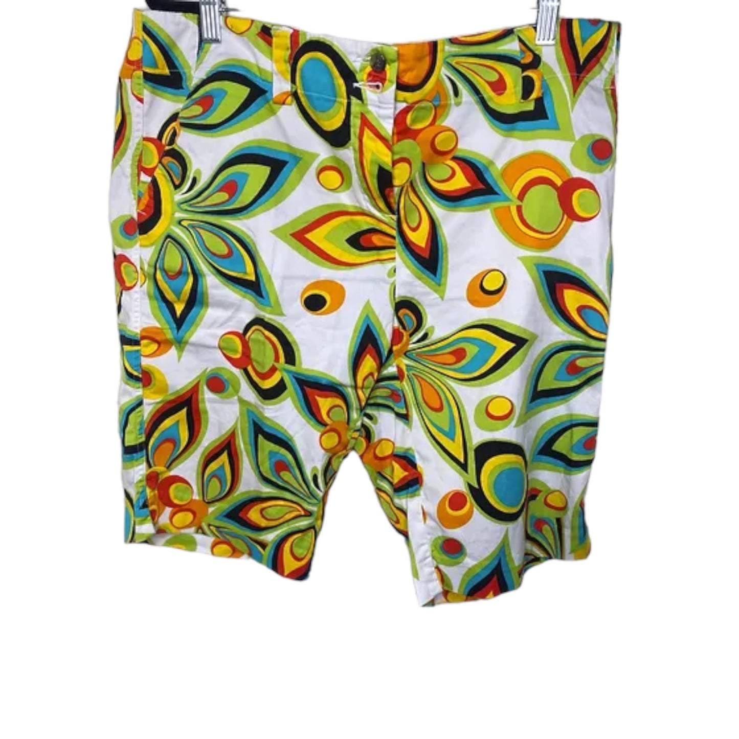 White Psychedelic Men’s Golf Shorts