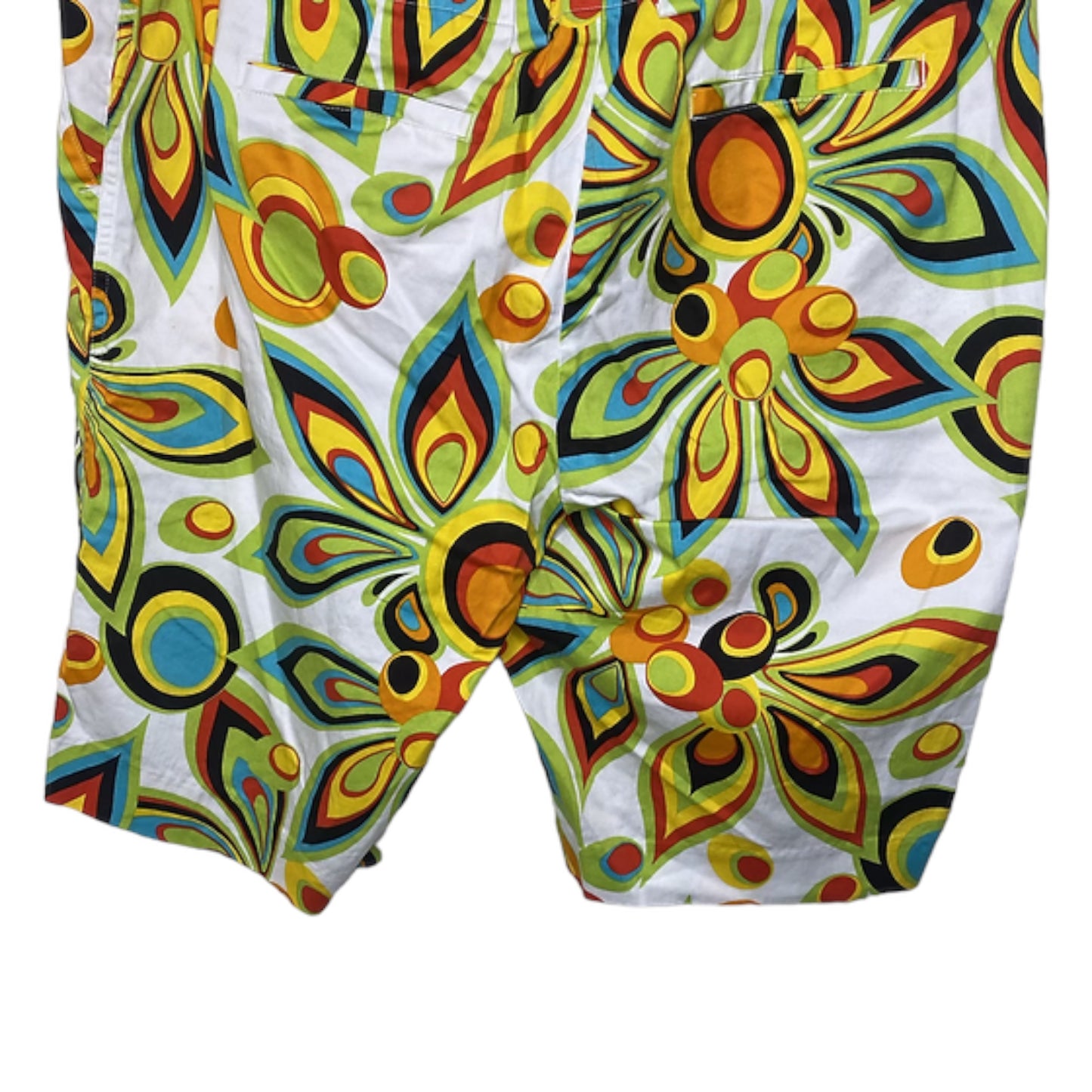 White Psychedelic Men’s Golf Shorts