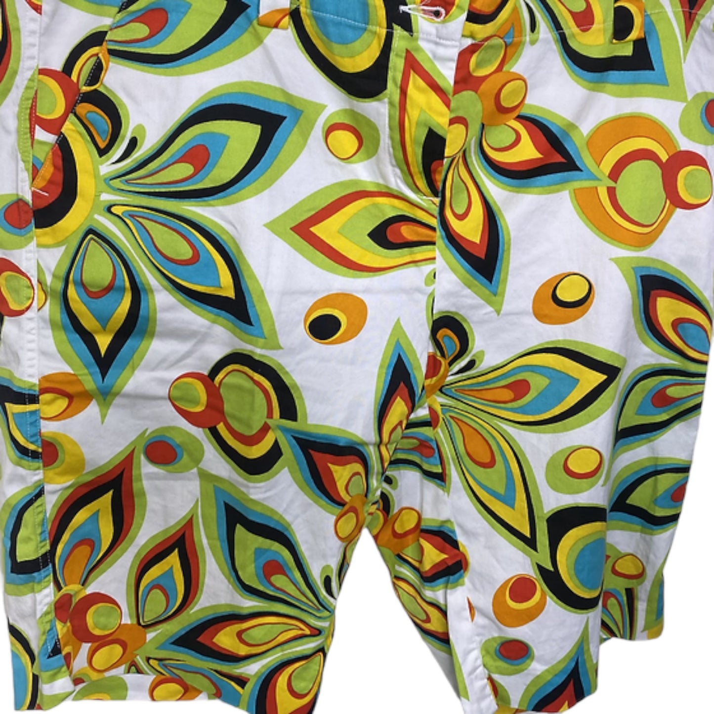 White Psychedelic Men’s Golf Shorts