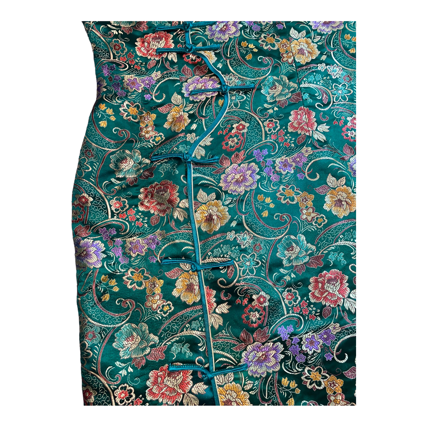 Green Cheongsam Dress