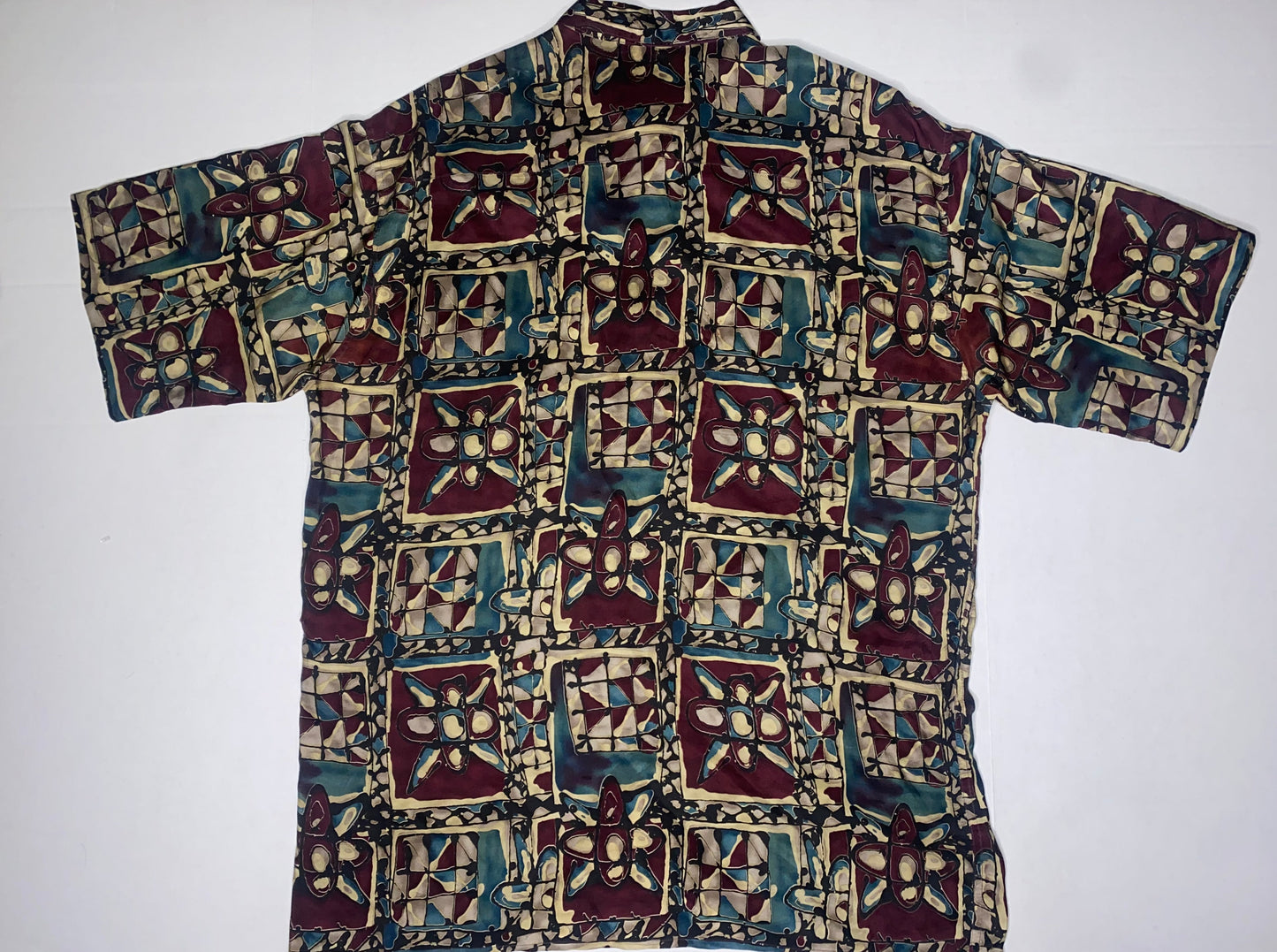 Vintage Burma Bibas Silk Shirt