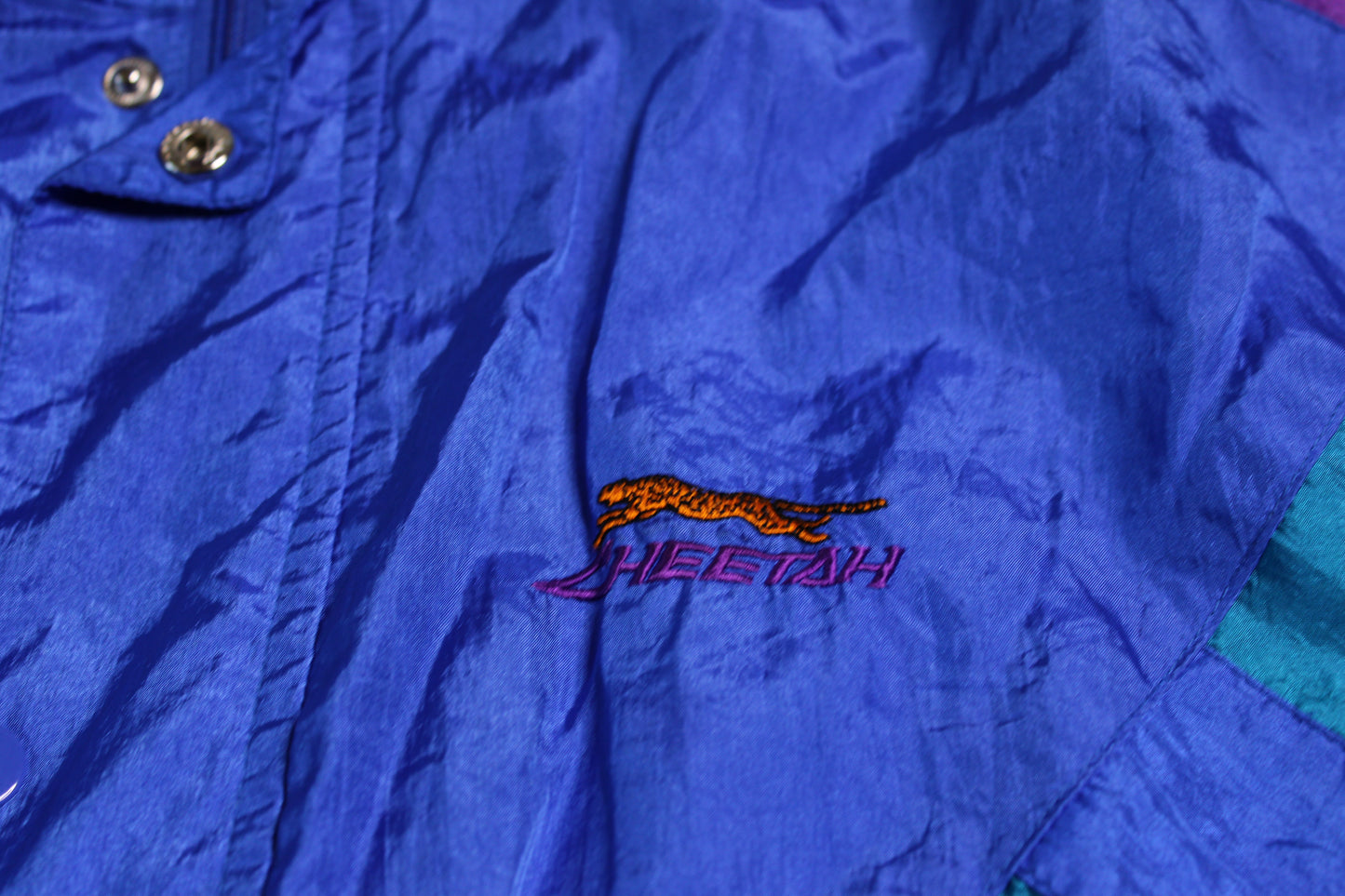 Blue and Purple Color Wave Windbreaker