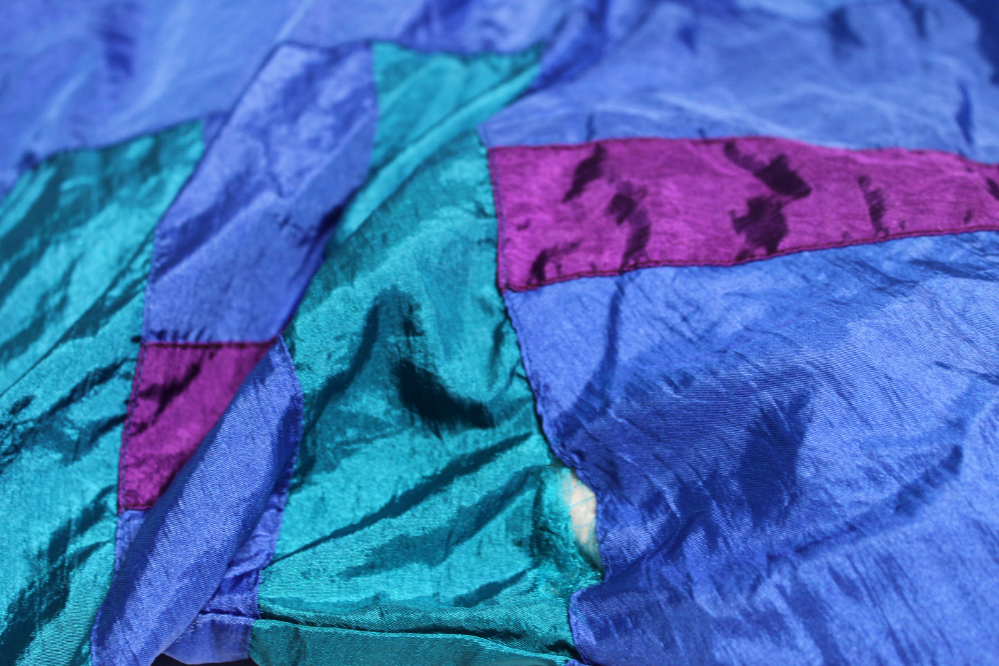 Blue and Purple Color Wave Windbreaker